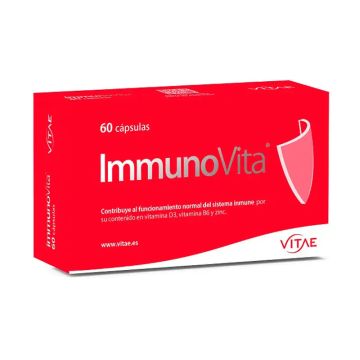 Immunovita 60 cápsulas - Con vitamina D3 y betaglucanos