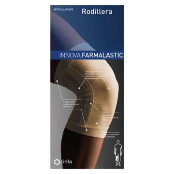 Farmalastic Rodillera, Talla M Beige