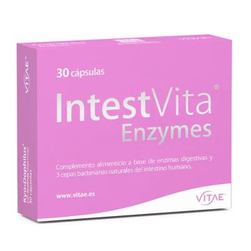 IntestVita Enzymes 30 cápsulas - Con enzimas y probióticos
