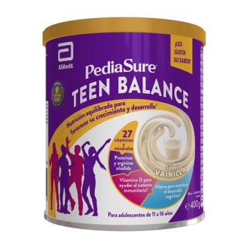 Pediasure Teen Balance Vainilla Adolescentes, 400 gr