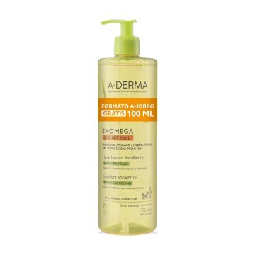 A-Derma Exomega Control Aceite De Ducha Emoliente Anti-Irritación 750 Ml