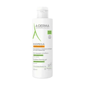 A-Derma Exomega Control Gel Limpiador Emoliente 500 ml