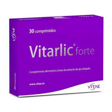 Vitarlic Forte 30 comprimidos - Ajo añejado para salud cardiovascular