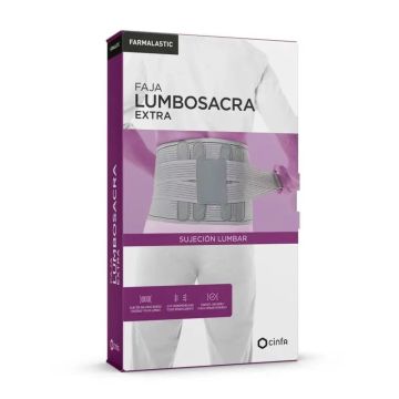 Farmalastic Faja Sacrolumbar Extra Contorno, Talla 2