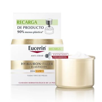Eucerin Refill Crema De Día Spf30 Hyaluron Filler Elasticity , 50 ml