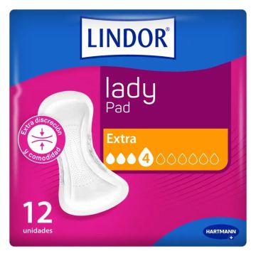 Lindor Lady Pad Extra 4 Drops