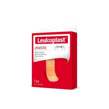 Leukoplast Elastic, 19 Mm X 56 Mm, 10 Unidades