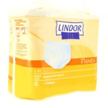 Lindor Pañales Fit Pants Día Talla L, 60 unidades