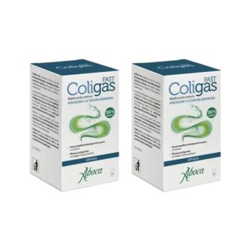 Aboca Coligas Fast Frasco 2X50 Cápsulas