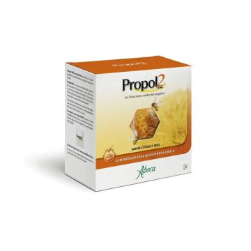 Aboca Propol 2Emf Tabletas Caja De 20 Tabletas Propóleo Dolor De Garganta YCavidad Bucal Sabor Cítrico Y Miel
