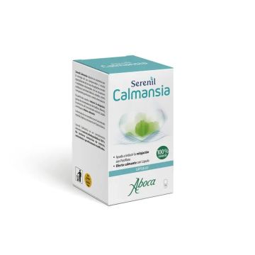 Aboca Serenil Calmansia Relajación Y Calmante En Estados De Agitación ConPasiflora Y Lúpulo 100% Natural 50 capsulas