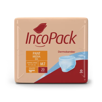 Incopack Pant Absorbente Día Talla Media , 80 unidades