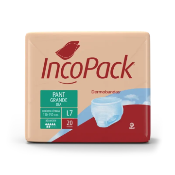 Incopack Pant Absorbente Día Talla Grande , 80 unidades
