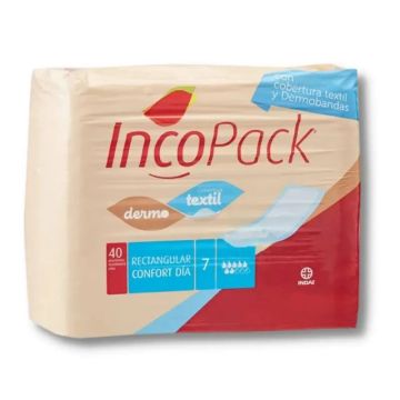 Incopack Febus Absorbente Rectangular Día , 80 unidades