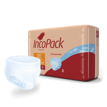 Incopack Pant Absorbente Supernoche Talla Media , 80 unidades