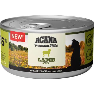 Acana Feline Premium Pate Cordero 24X85Grs comida húmeda para gatos