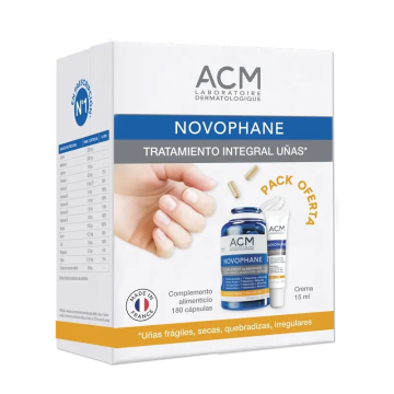 Acm Laboratoires Novophane Pack Tratamiento Integral Uñas 3 Meses