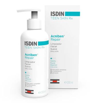 Isdin Acniben Teen Skin Rx Limpiador Facial Suave180 Ml