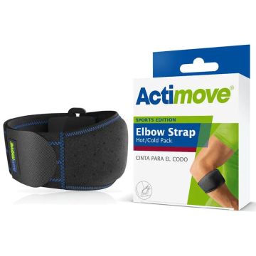 Actimove Cincha Ajustable Para El Codo, Color Negro, Talla Universal