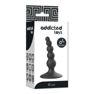 Addicted Toys Anal Sexual Plug 10Cm Negro