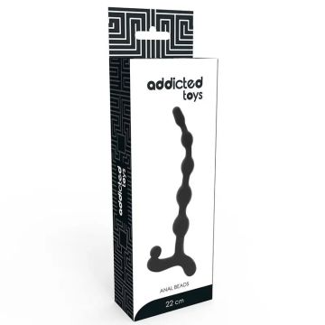 Addicted Toys Bolas Anales 22Cm Negro