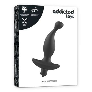 Addicted Toys Masajeador Anal Con Vibración Negro Modelo 1