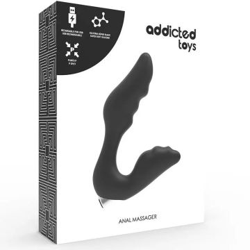 Addicted Toys Vibrador Prostático Recargable Negro Modelo 5