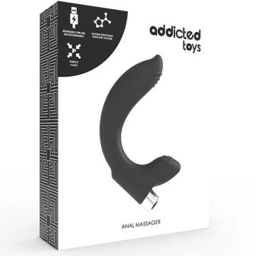 Addicted Toys Vibrador Prostático Recargable Negro