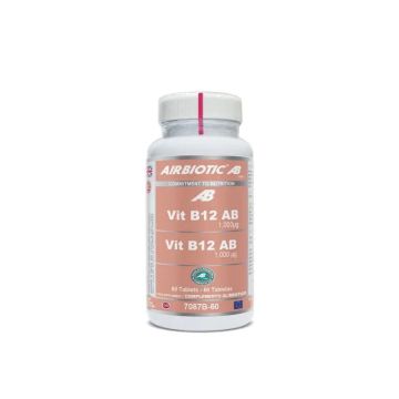 Airbiotic Vit B12 Ab , 60 tabletas