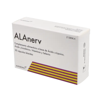 Alanerv Complemento Alimenticio , 20 capsulas blandas