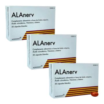 ALAnerv Pack 3 X 30 Cápsulas Blandas