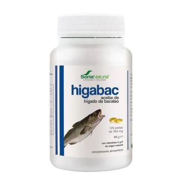 Alecosor Perlas Higado De Bacalao Higabac  125 perlas