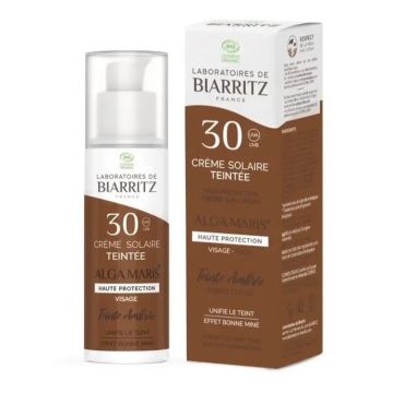 Alga Maris - Lab. Biarritz Crema Facial Color Amber Spf50 50Ml.