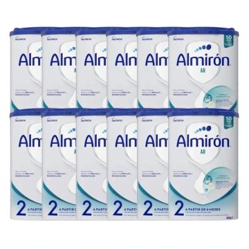 Almiron Advance Ar2, Leche De Fórmula Para Bebé Anti Regurgitación, Desde 6Meses , 12 x 800 gr