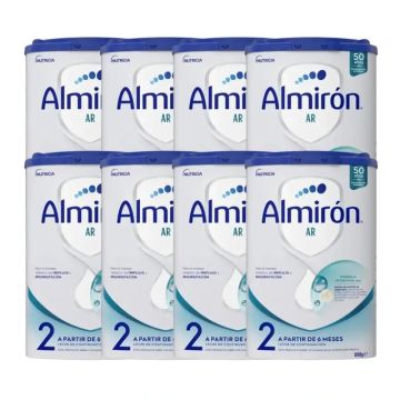 Almiron Advance Ar2, Leche De Fórmula Para Bebé Anti Regurgitación, Desde 6Meses , 8 x 800 gr