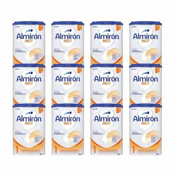 Almiron Advance Digest 1, Leche De Inicio Bebé Anti-Cólico Y Estreñimiento , 12x 800 gr
