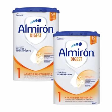Almiron Advance Digest 1, Leche De Inicio Bebé Anti-Cólico Y Estreñimiento , 2 x800 gr