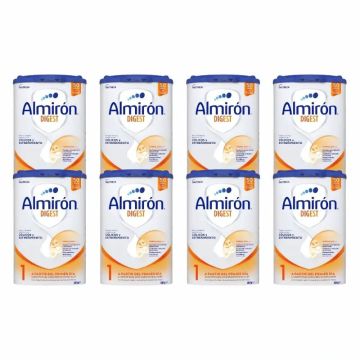 Almiron Advance Digest 1, Leche De Inicio Bebé Anti-Cólico Y Estreñimiento , 8 x800 gr