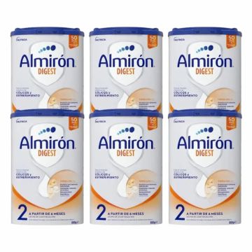 Almiron Advance Digest 2 Leche Fórmula En Polvo, Desde Los 6 Meses , 6 x 800 gr