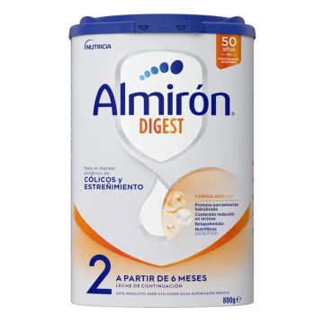 Almirón Advance Digest 2 Leche Fórmula En Polvo, Desde Los 6 Meses, color Único,800 g