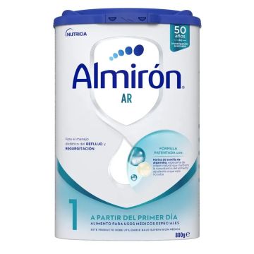 Almirón AR 1, Leche de Fórmula para Bebé Anti Regurgitación, desde Primer Día,800g