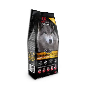 Alpha Spirit Canine Adult Aves Corral Semihumedo 1,5Kg, pienso para perros