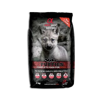 Alpha Spirit Canine Puppy Semihumedo 3Kg, pienso para perros