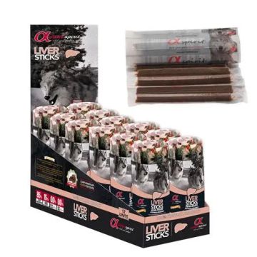 Alpha Spirit Canine Ristra Higado Caja 12X160Gr