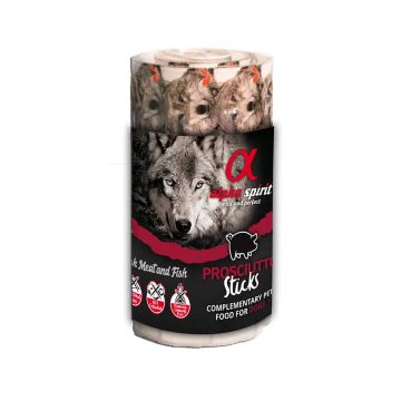 Alpha Spirit Canine Snack Jamon Caja 16X35Gr, snack para perros