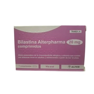 Bilastina 20 Mg, 7 comprimidos | Alterpharma
