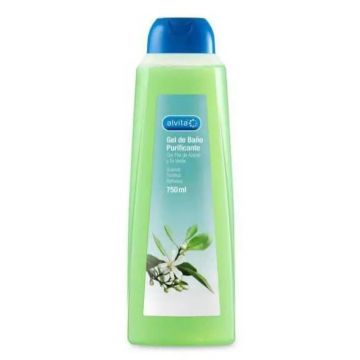 Alvita Gel De Baño Purificante (Té Verde), 750 ml