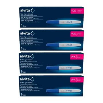 Alvita Test De Embarazo Pack 4 uds