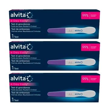 Alvita Test De Embarazo Ultrasensible Pack 3 uds