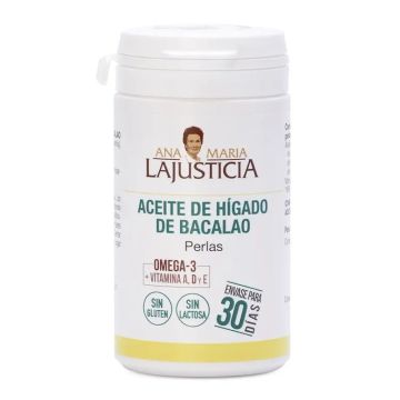 Ana María Lajusticia Aceite De Higado De Bacalao , 90 perlas